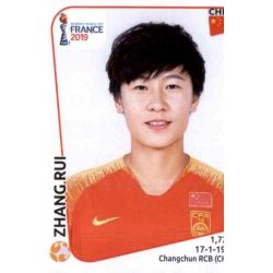 Zhang Rui China 131 Panini Fifa Women's World Cup France 2019 