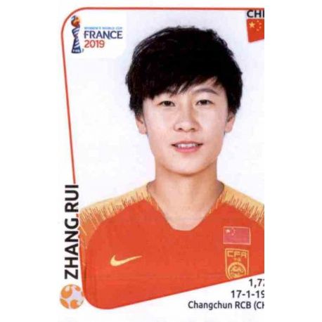 Zhang Rui China 131 Panini Fifa Women's World Cup France 2019 