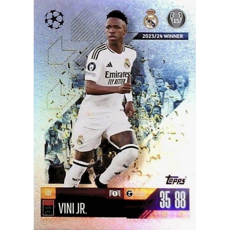 VINICIUS JR 2024-25 Topps UEFA CHAMPIONS LEAGUE Sticker