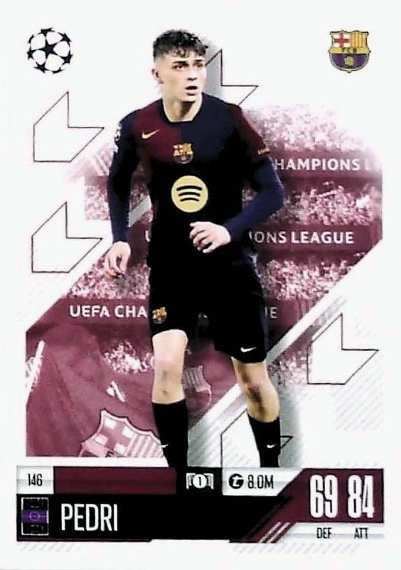Sale Cards Pedri Barcelona Topps Match Attax 24/25