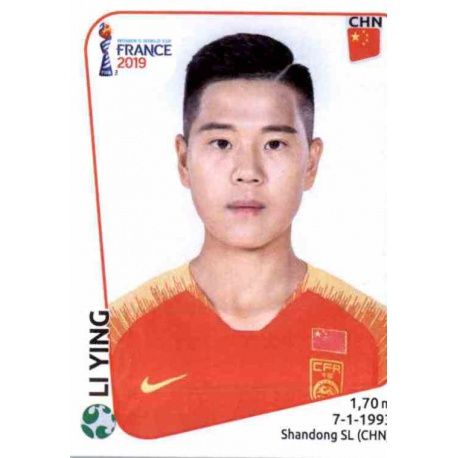 Li Ying China 134 Panini Fifa Women's World Cup France 2019 