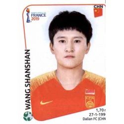 Wang Shanshan China 135 Panini Fifa Women's World Cup France 2019 