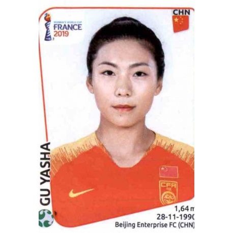 Gu Yasha China 137 Panini Fifa Women's World Cup France 2019 