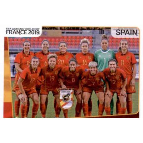 Alineación Spain 139 Panini Fifa Women's World Cup France 2019 