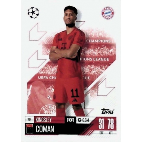 Kingsley Coman Bayern München 219