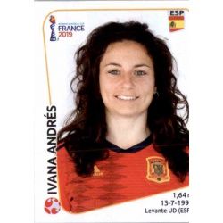 Ivana Andrés Spain 143 Panini Fifa Women's World Cup France 2019 