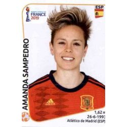 Amanda Sampedro Spain 148 Panini Fifa Women's World Cup France 2019 