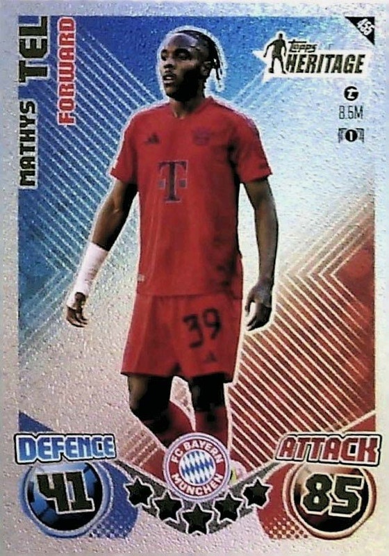 Sale Cards Mathys Tel Topps Heritage Bayern München Match Attax 24