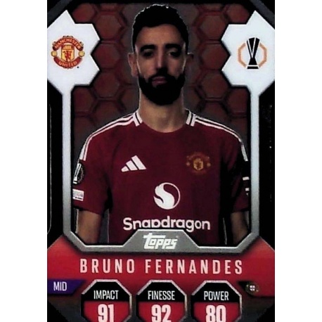 Bruno Fernandes Chrome Pro Elite Shield Manchester United SH 5