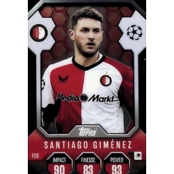 Santiago Giménez Chrome Pro Elite Shield Feyenoord SH 13