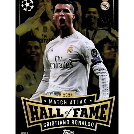 Cristiano Ronaldo Match Attax Hall of Fame Real Madrid HOF 2