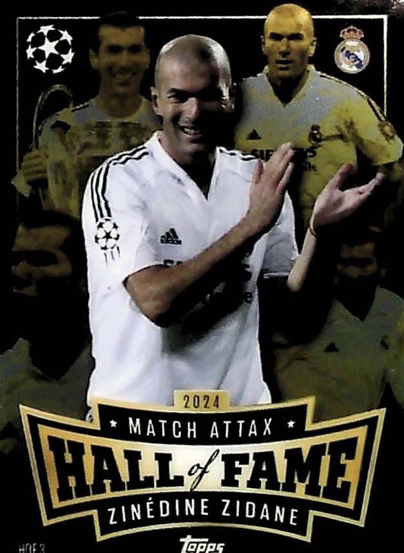 Oferta Cromo Zinedine Zidane Match Attax Hall of Fame Real Madrid