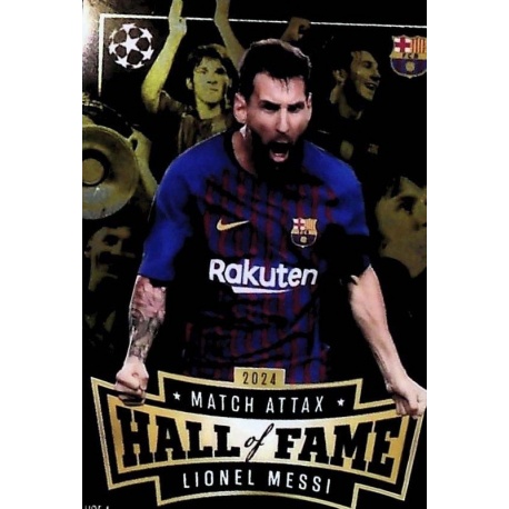 Lionel Messi Match Attax Hall of Fame Barcelona HOF 4