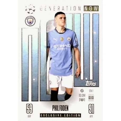 Phil Foden Generation Now Manchester City GN 1