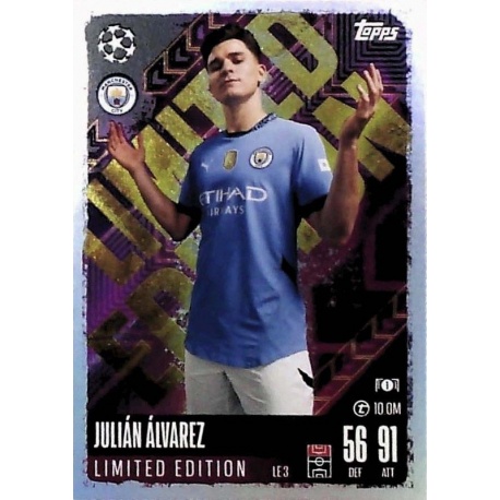 Julián Álvarez Limited Edition Manchester City LE 3