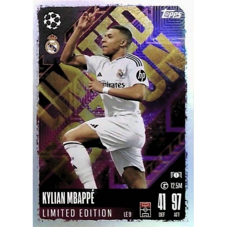 Kylian Mbappé Limited Edition Real Madrid LE 9