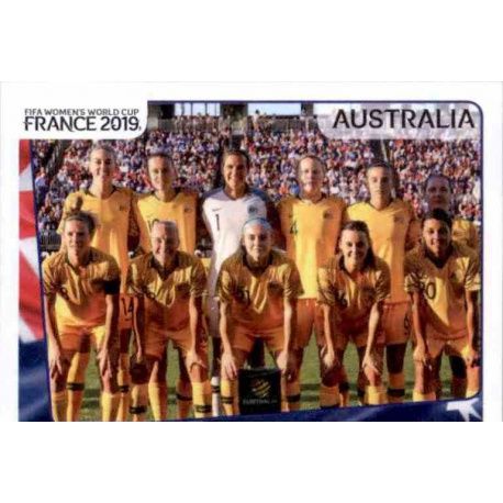 Alineación Australia 177 Panini Fifa Women's World Cup France 2019 