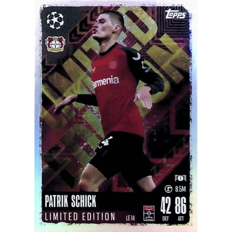 Patrik Schick Limited Edition Bayer 04 Leverkusen LE 14