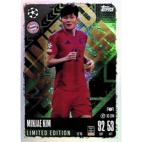 Min-jae Kim Limited Edition Bayern München LE 15