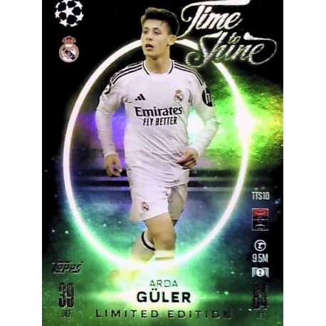 Arda Güler Limited Edition - Time to Shine Real Madrid TTS 10