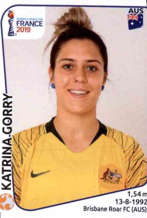 Australien Katrina Gorry Panini Frauen WM 2019 Sticker 186 