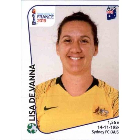 Lisa De Vanna Australia 189 Panini Fifa Women's World Cup France 2019 