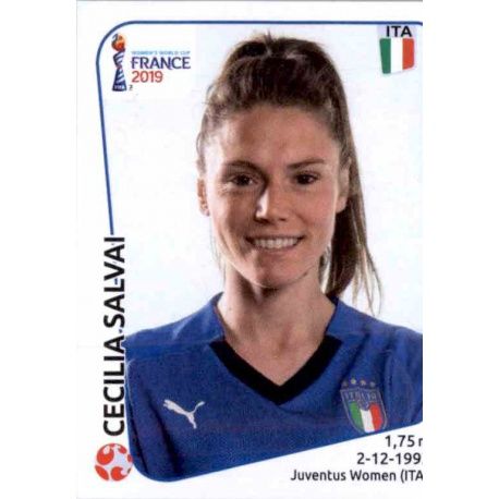 Cecilia Salvai Italy 201 Panini Fifa Women's World Cup France 2019 