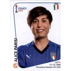 Alice Parisi Italy 203 Panini Fifa Women's World Cup France 2019 