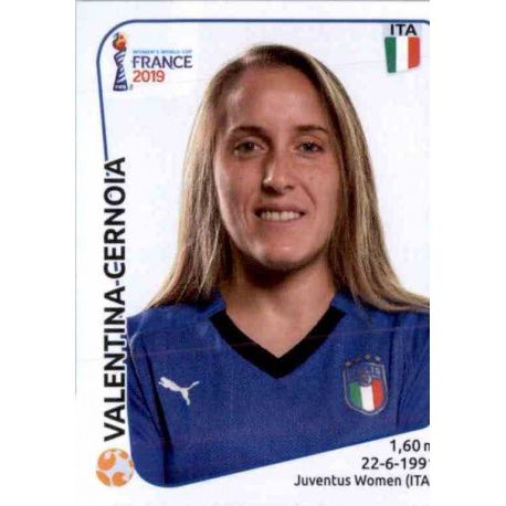 Valentina Cernoia Italy 208 Panini Fifa Women's World Cup France 2019 