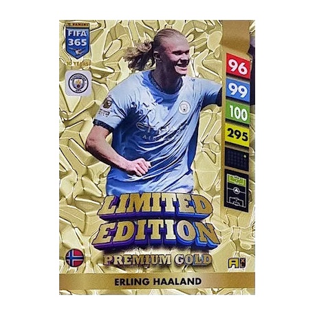 Erling Haaland Premium Gold Limited Edition Manchester City