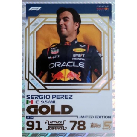 Perez gold jersey sales
