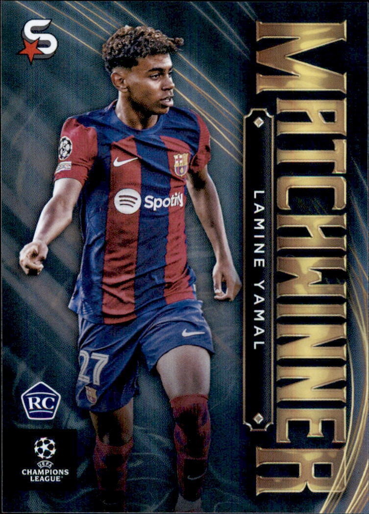 Soccer Cards Lamine Yamal Matchwinner Barcelona 2023-24 TOPPS