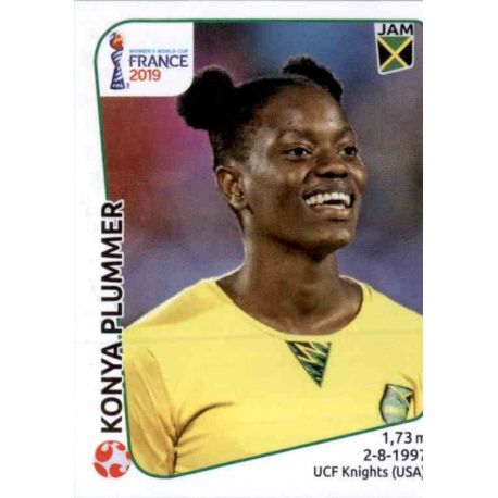Konya Plummer Jamaica 237 Panini Fifa Women's World Cup France 2019 