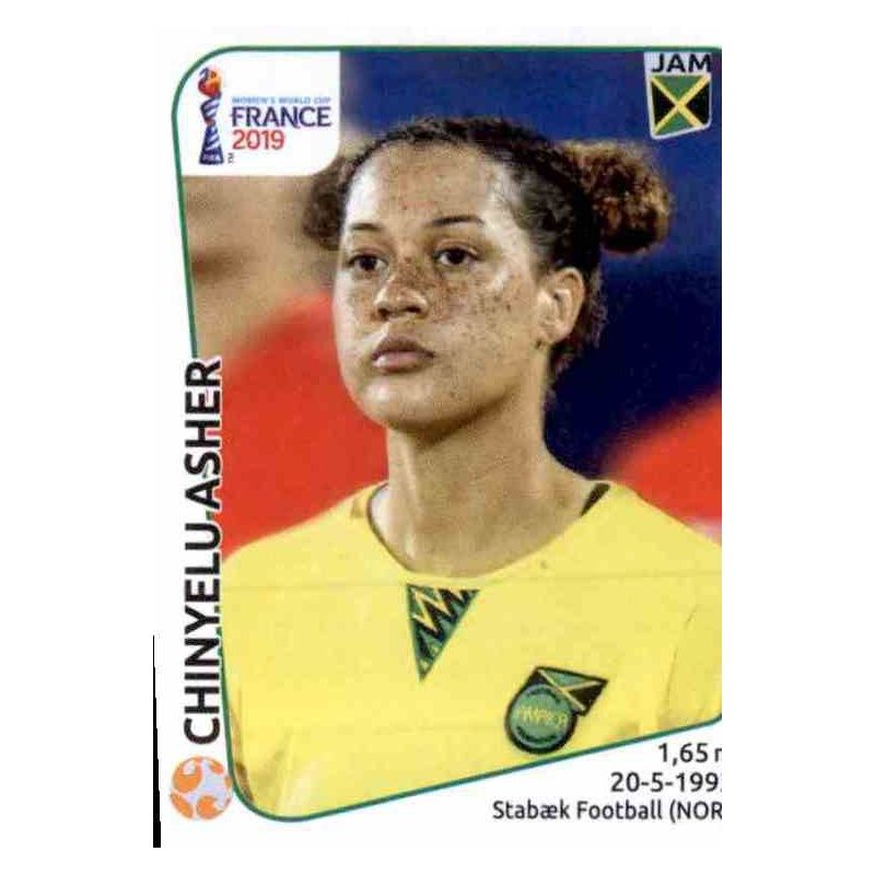Jamaika Nicole McClure Panini Frauen WM 2019 Sticker 236 