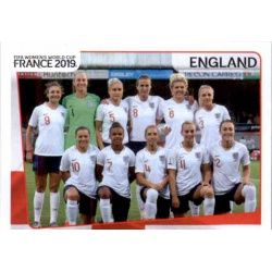 Alineación England 253 Panini Fifa Women's World Cup France 2019 