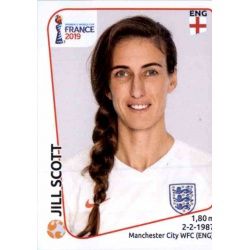 Jill Scott England 261 Panini Fifa Women's World Cup France 2019 