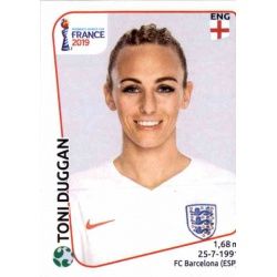 Toni Duggan England 270 Panini Fifa Women's World Cup France 2019 