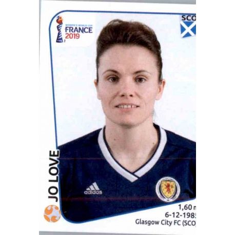 Jo Love Scotland 282 Panini Fifa Women's World Cup France 2019 