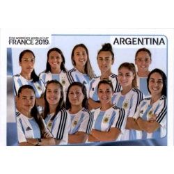 Alineación Argentina 291 Panini Fifa Women's World Cup France 2019 