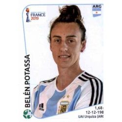 Belén Potassa Argentina 307 Panini Fifa Women's World Cup France 2019 