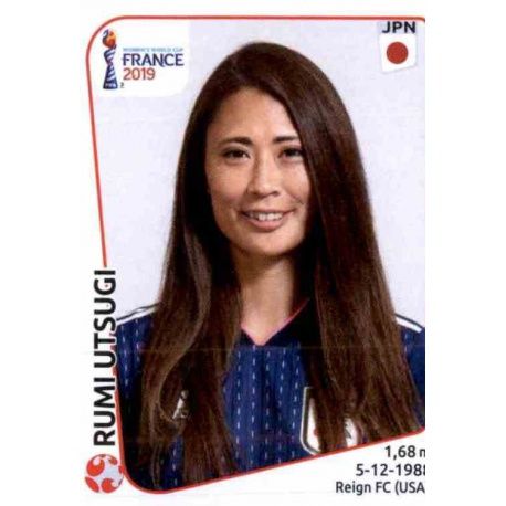 312 Rumi Utsugi JPN Japan NEU Bild Panini Sticker Frauen Fußball WM 2019 Nr 