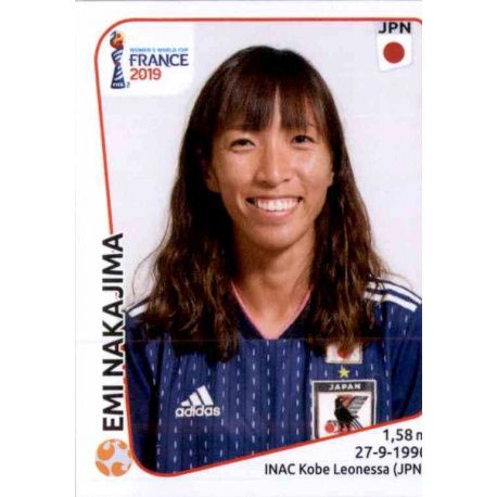 Emi Nakajima Japan 321 Panini Fifa Women's World Cup France 2019 