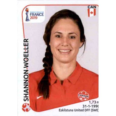 Shannon Woeller Canada 336 Panini Fifa Women's World Cup France 2019 