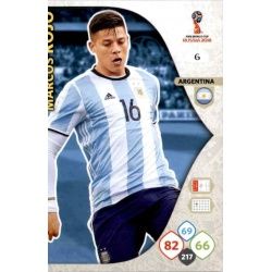 Marcos Rojo Argentina 6 Adrenalyn XL World Cup 2018 