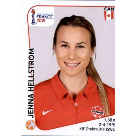 Jenna Hellstrom Canada 342 Panini Fifa Women's World Cup France 2019 