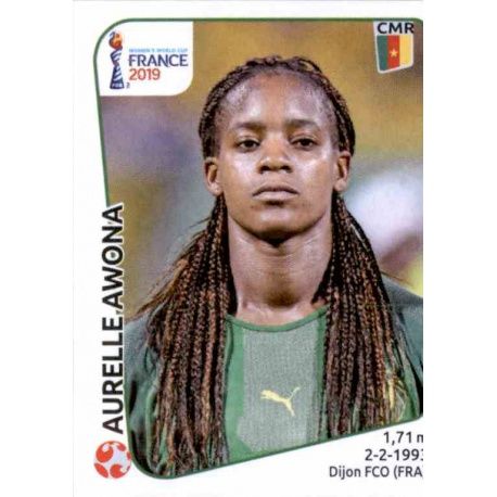 Aurelle Awona Cameroon 351 Panini Fifa Women's World Cup France 2019 