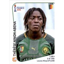 Thérése Ninon Abena Cameroon 356 Panini Fifa Women's World Cup France 2019 