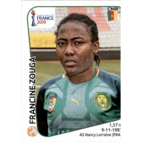 Francine Zouga Cameroon 358 Panini Fifa Women's World Cup France 2019 