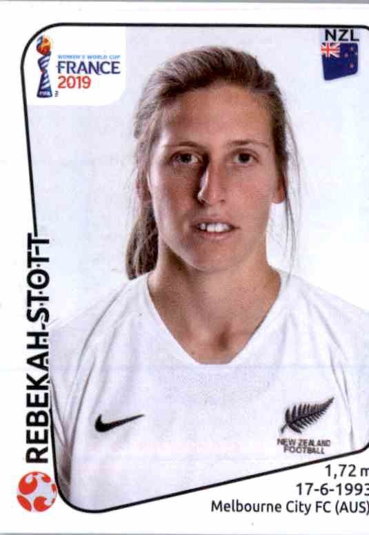 Rebekah Stott Neuseeland Panini Frauen WM 2019 Sticker 371 