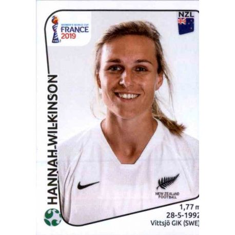 Hannah Wilkinson New Zealand 384 Panini Fifa Women's World Cup France 2019 